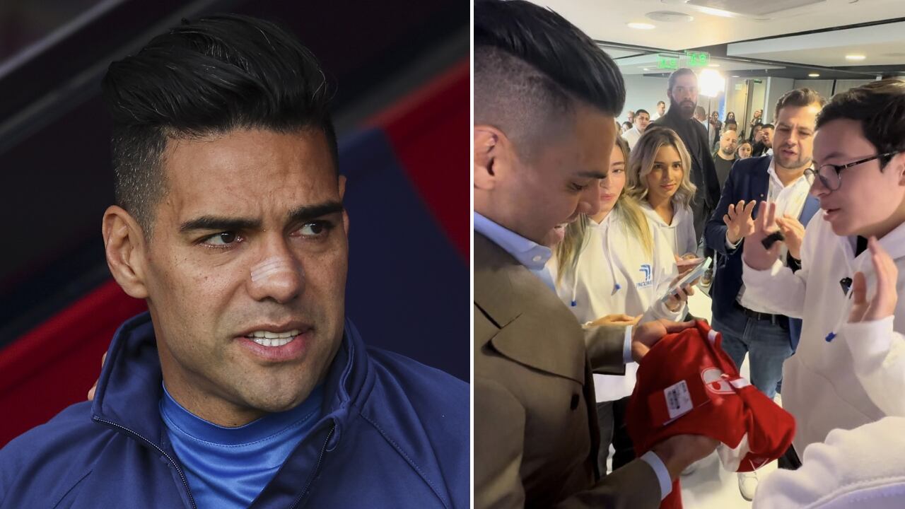 Falcao recordó a su padre por regalo de un 'influencer'