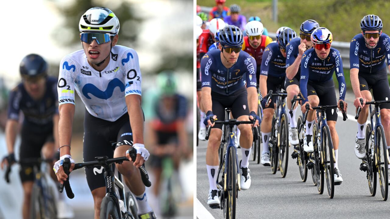 Diego Pescador, el mejor colombiano en la Milano-Torino 2026. Thomas Pidcock, el gran vencedor.