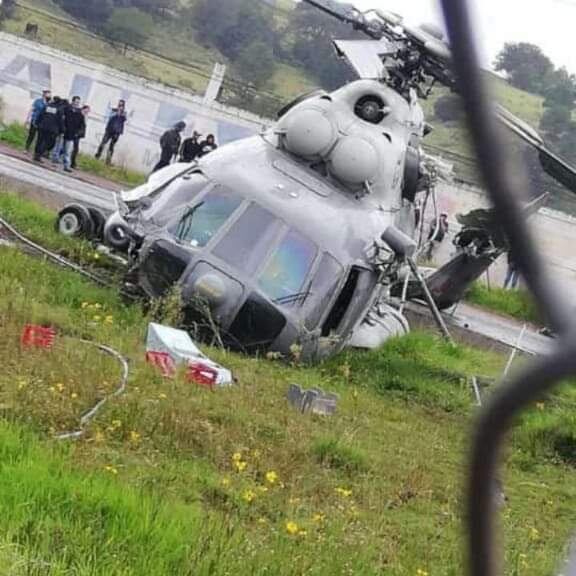 México: se accidenta helicóptero en el que viajaba el secretario de Gobierno de Veracruz