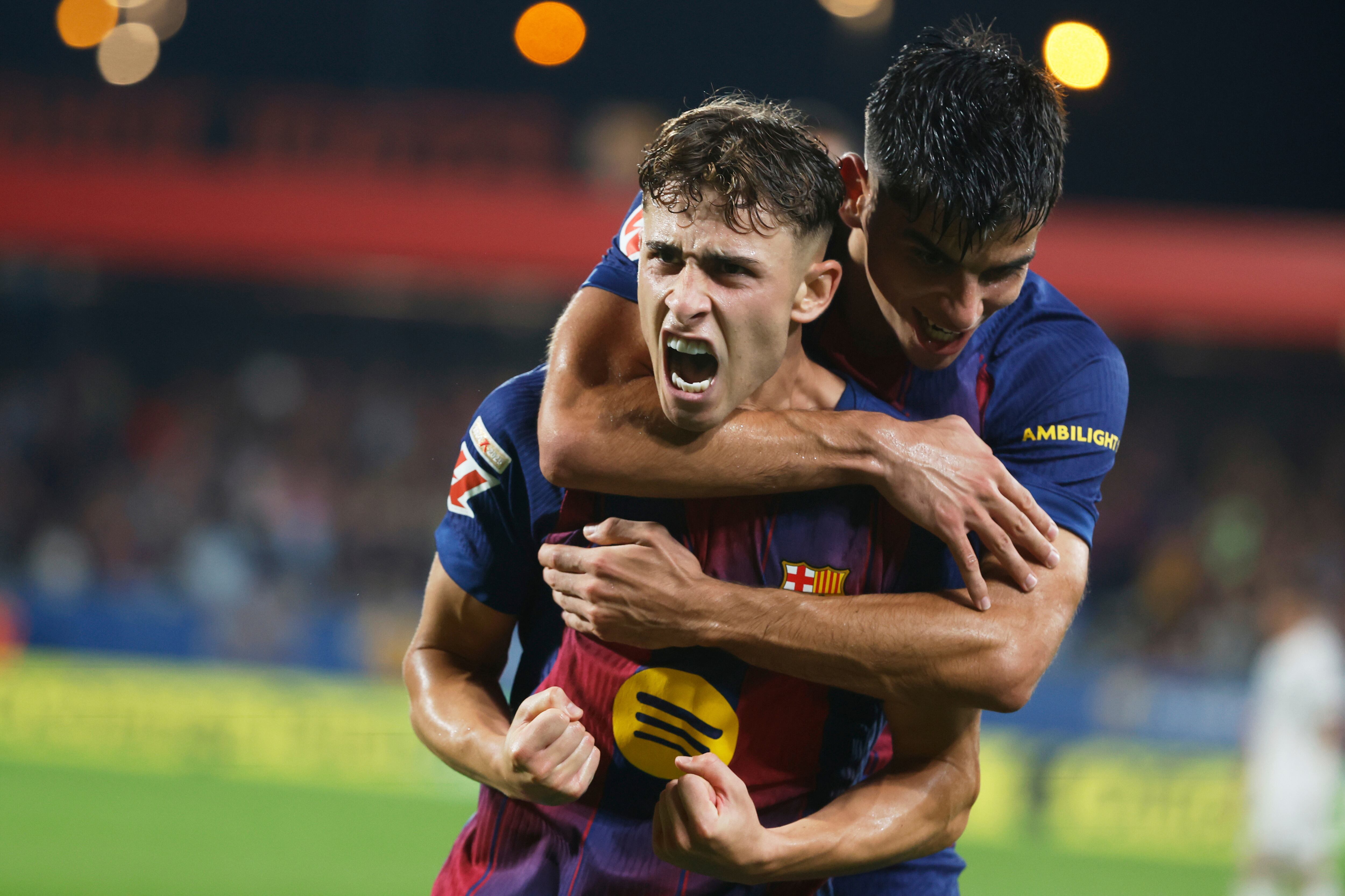 Fermin Lopez anotó en la paliza de Barcelona sobre Valencia.