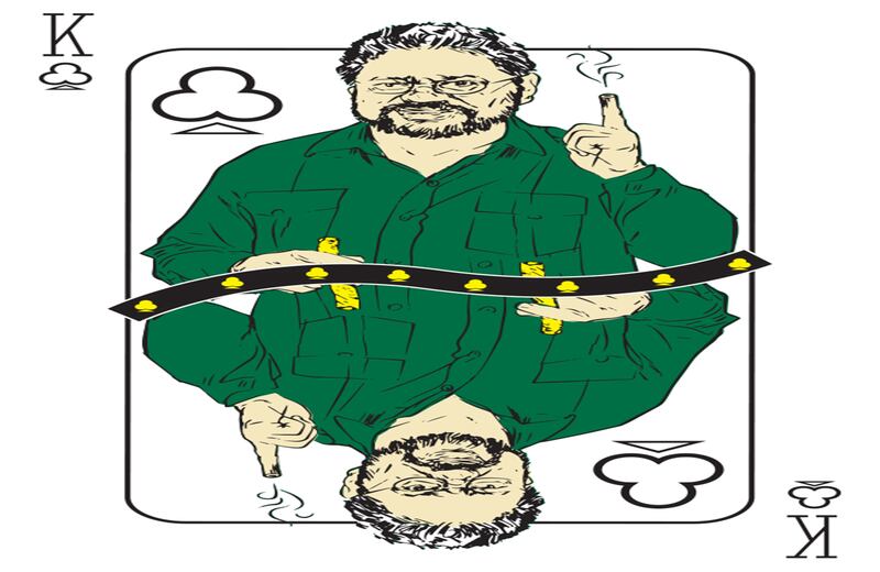 Ilustraciones de 'El as bajo la manga'.