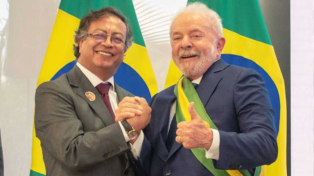Presidente Gustavo Petro y el mandatario de Brasil Luiz Ignácio Lula da Silva