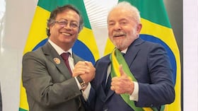 Presidente Gustavo Petro y el mandatario de Brasil Luiz Ignácio Lula da Silva