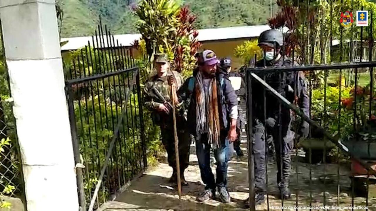 Óscar Castro Perdomo, alias El Cucho Óscar, es uno de los cuatro presuemtos integrantes de las disidencias de las Frac capturados en Huila.