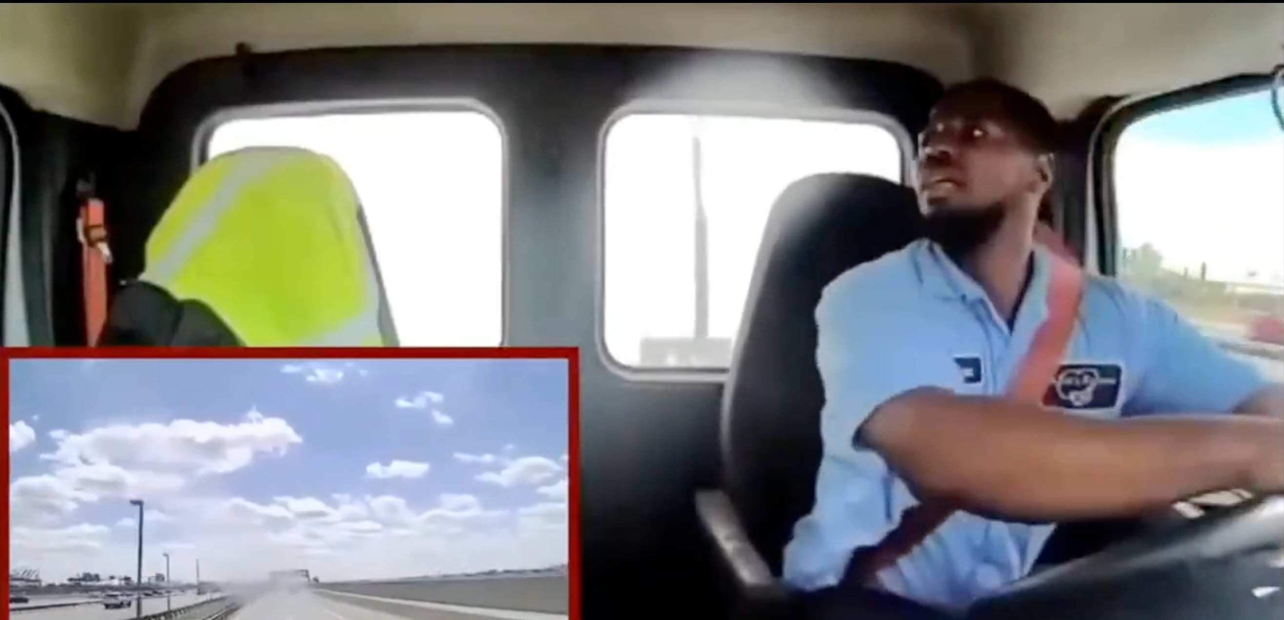 La cámara de seguridad del avión grabo el momento del accidente