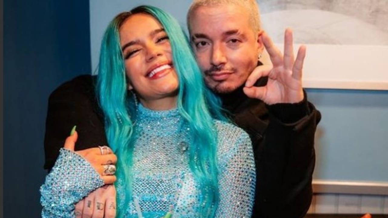 Karol G y J Balvin compartieron durante el concierto de la colombiana en Estados Unidos