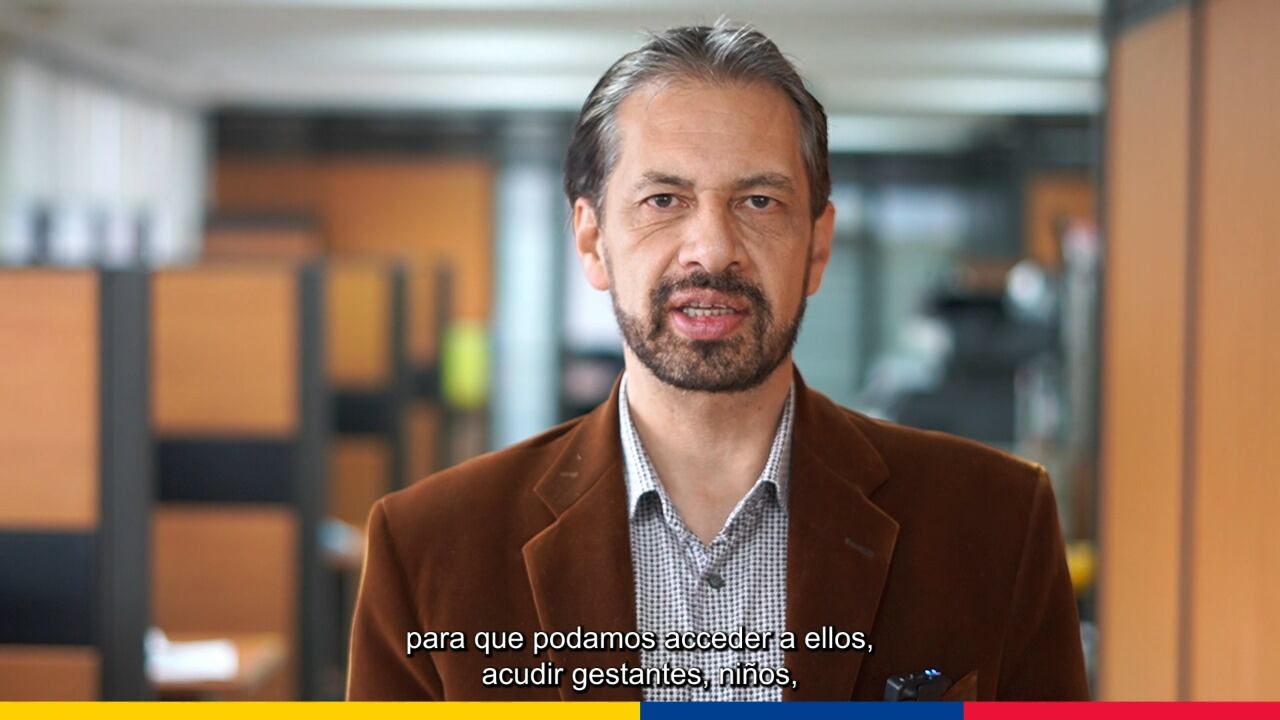 Subdirector de la Oficina de
Enfermedades Transmisibles del Ministerio de Salud y Protección Social, William Robles.