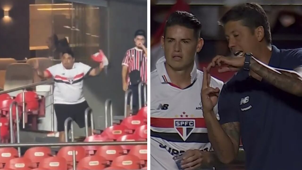 James Rodríguez entró en los últimos minutos del partido