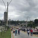 La mayoría de las movilizaciones en el área metropolitana llegarán hasta la plaza cívica Luis Carlos Galán Sarmiento.