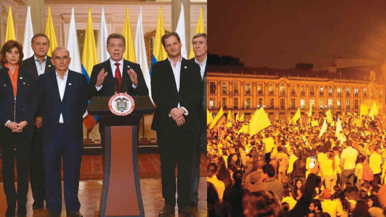 De la euforia por la firma del acuerdo en Cartagena los colombianos pasaron a las lágrimas y el limbo del No.