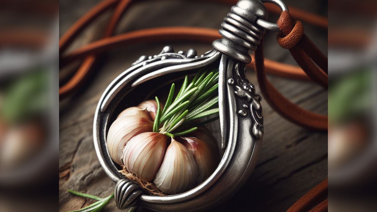 Amuleto ajo y romero.