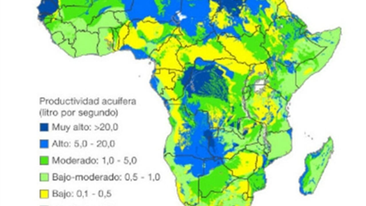 En Africa se estima, existen suficientes recursos hídricos para abastecer el continente.