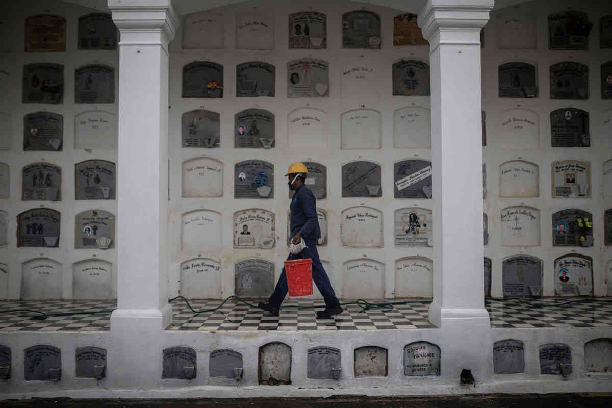 Imagen del cementerio de Chapinero en Bogotá.