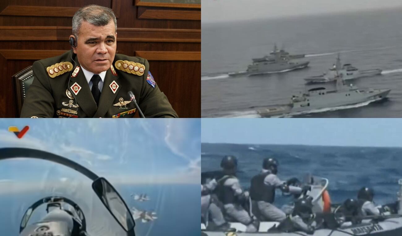 Vladimir Padrino López y los ejercicios militares en Venezuela.