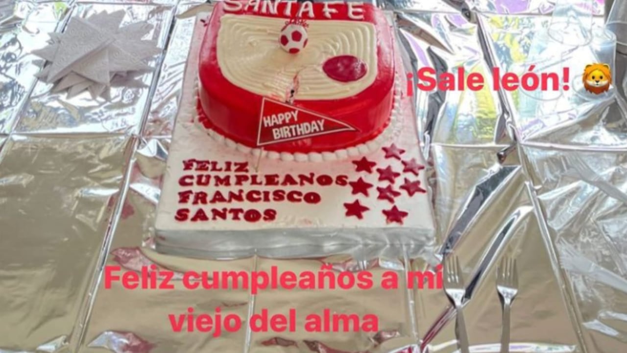 torta de cumpleaños francisco santos
