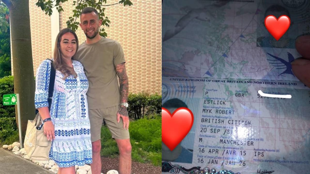 La familia se quejó por el trato que recibió en el aeropuerto.