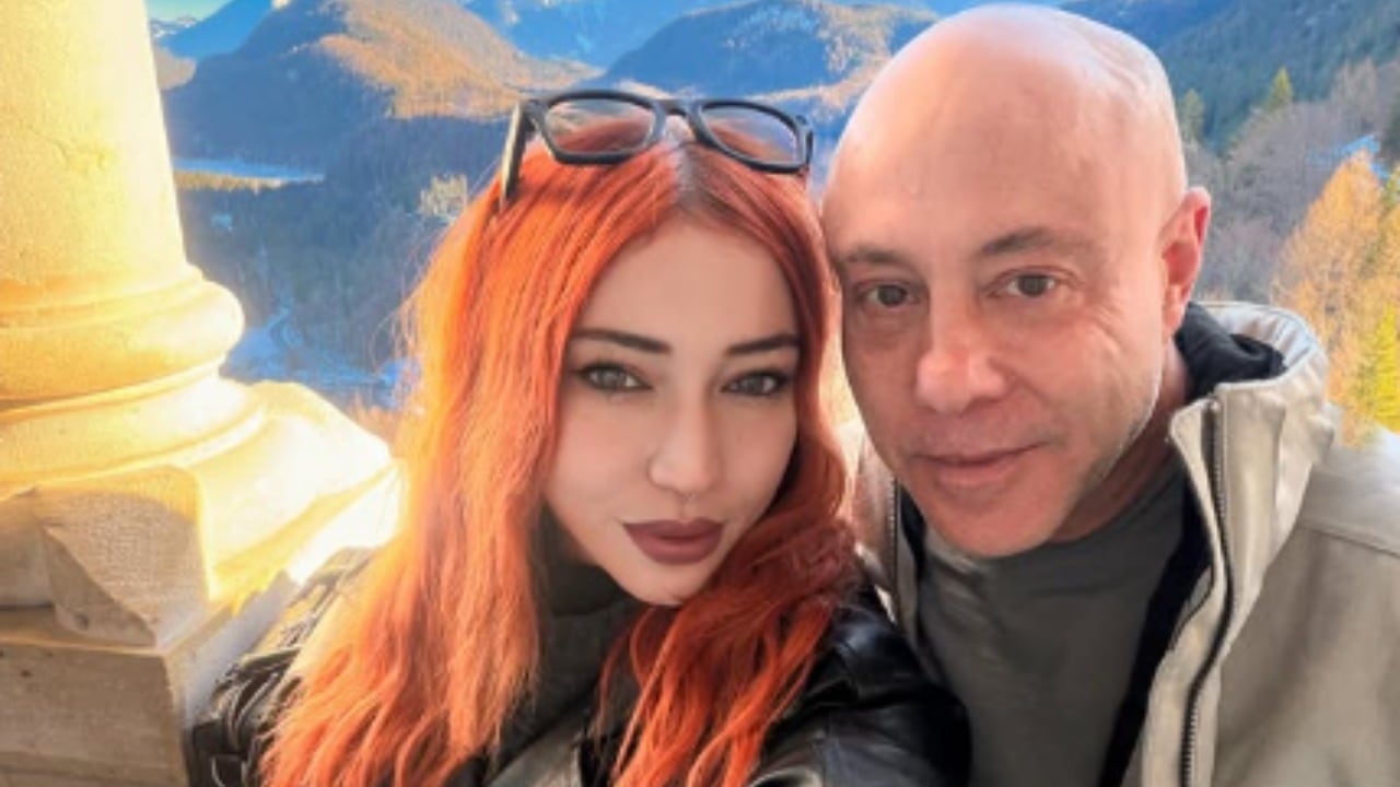 Jorge Rausch y su novia Alejandra Rosales.