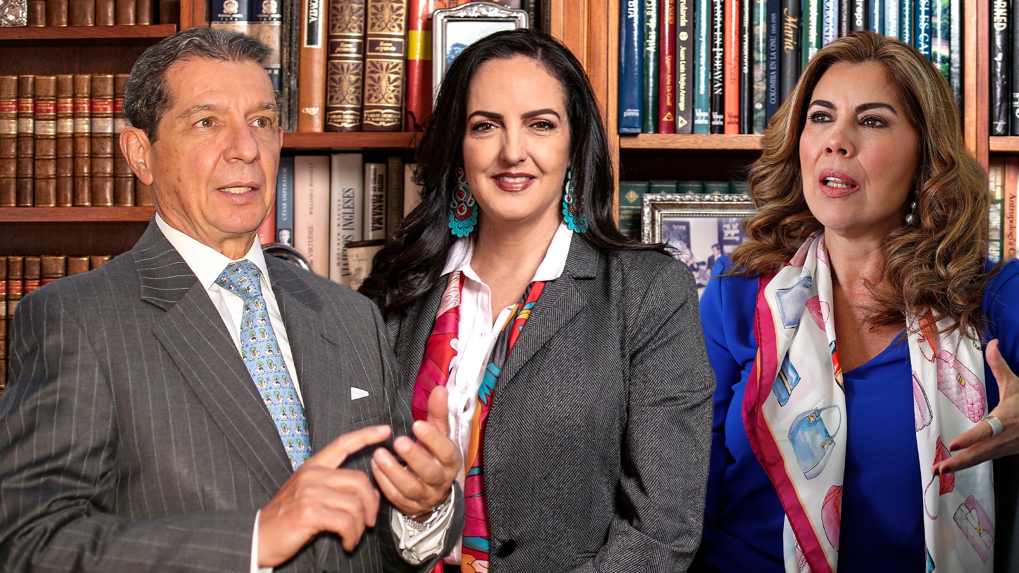 Nubia Stella Martínez , María Fernanda Cabal y José Félix Lafaurie