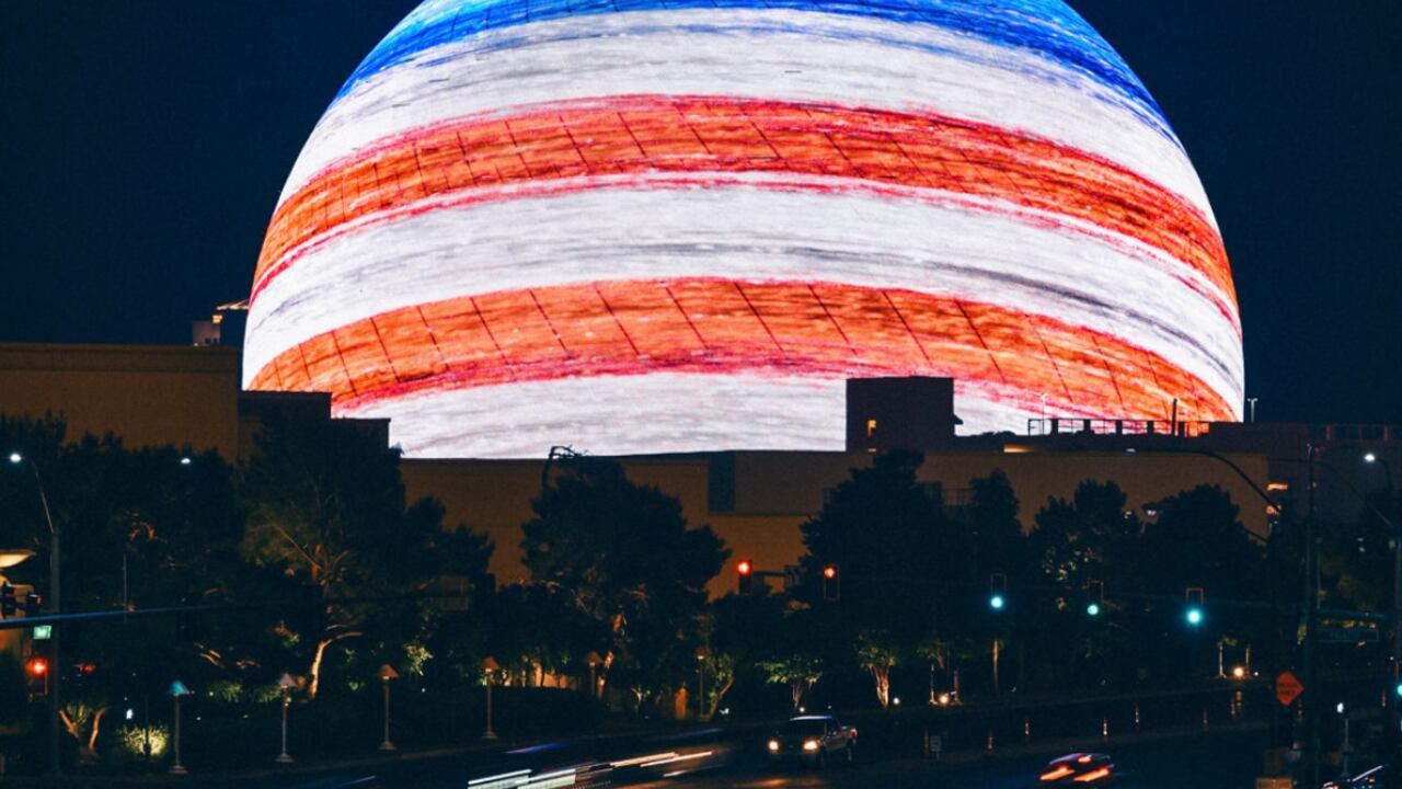 The Sphere, el espectacular recinto en Las Vegas que alberga la Summer League de la NBA.