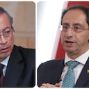 El presidente de la República, Gustavo Petro Urrego, y el vicepresidente electo, José Manuel Restrepo.