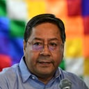 Imagen de archivo de Luis Arce durante una conferencia de prensa, en Buenos Aires, el 20 de enero de 2020. (Crédito: Ronaldo Schemidt/ AFP/ Getty Images)