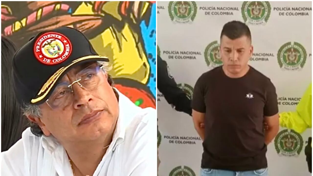 Gustavo Petro y Mateo Sebastián Pintor