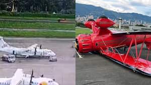 Accidente de avioneta en Medellín.