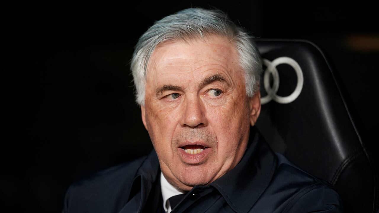 Carlo Ancelotti, entrenador del Real Madrid.