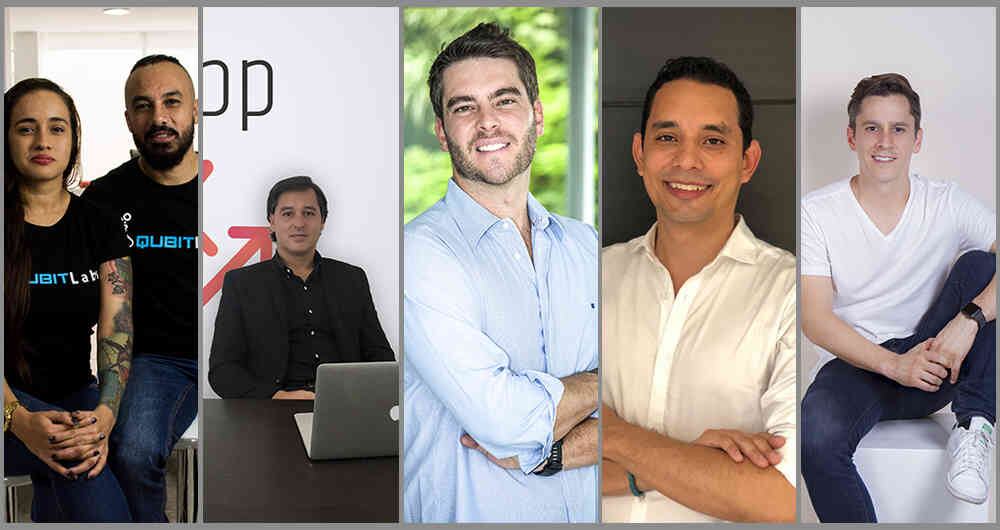 Cinco emprendedores vallecaucanos. 