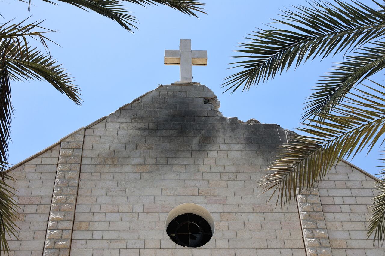 Bombardeo de Iglesia Católica en Gaza
