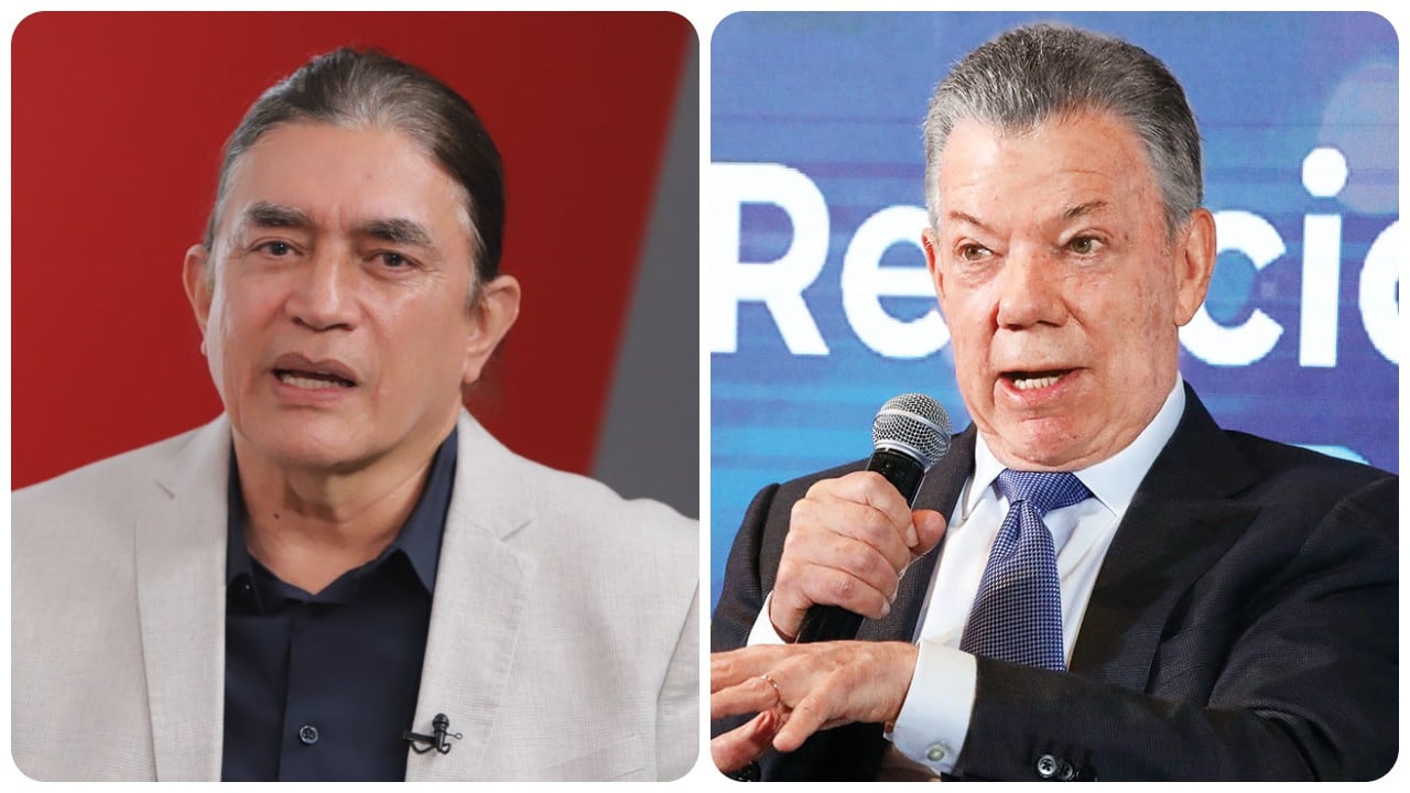 El excongresista Gustavo Bolívar le respondió al expresidente Juan Manuel Santos.