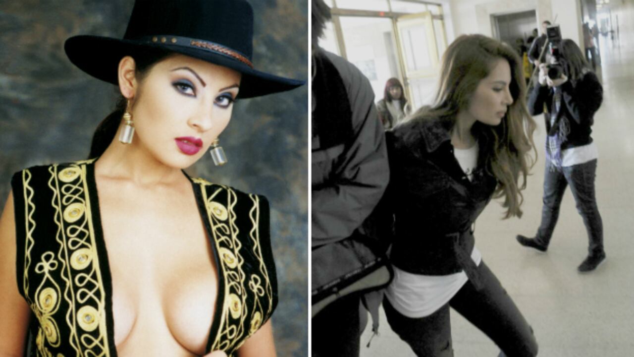 La modelo Angie Sanclemente fue liberada y expulsada de Argentina tras cumplir la mitad de su pena.