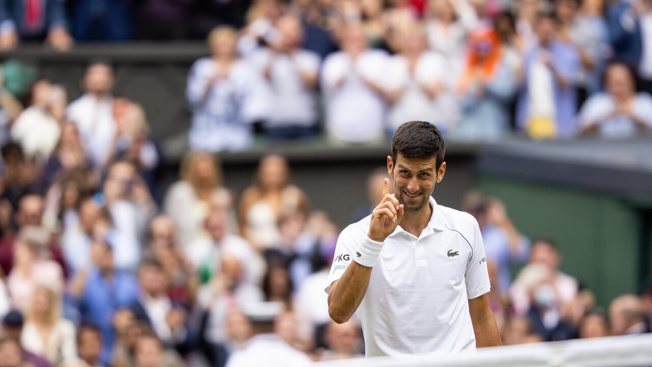 Novak Djokovic tiene seis títulos de Wimbledon en su palmarés