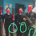 Criminales del ELN, vistiendo sudaderas de Nike