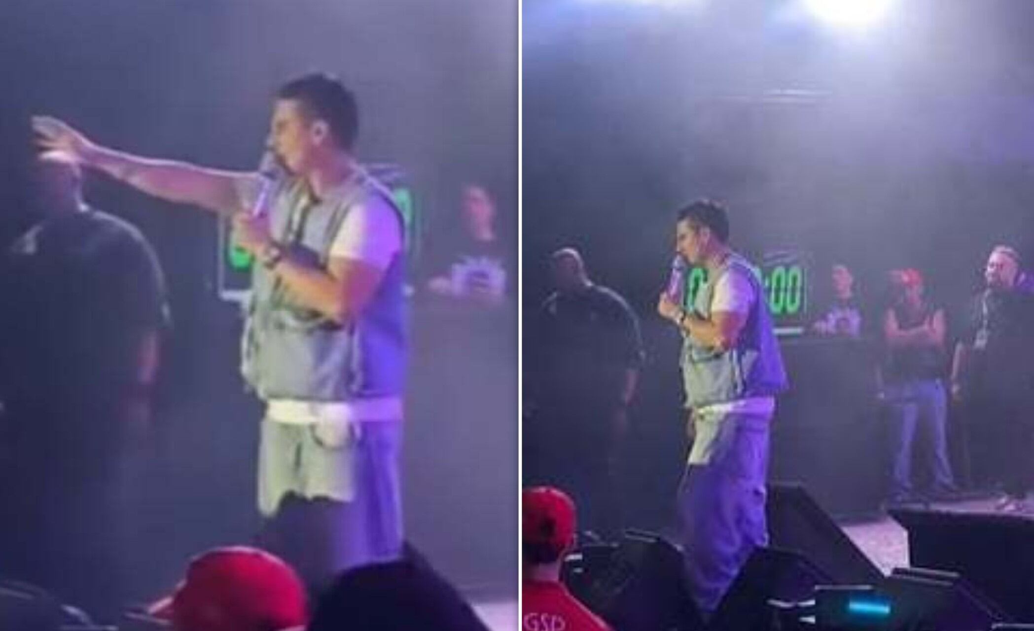 Pipe Bueno se enfureció con un hombre que habría agredido a una mujer en pleno concierto