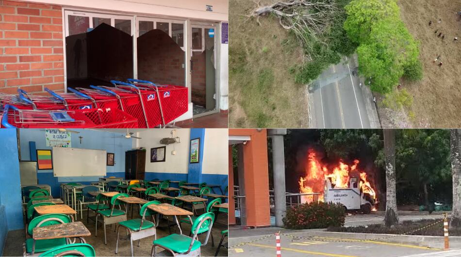 Paro de mineros en el Bajo Cauca antioqueño.