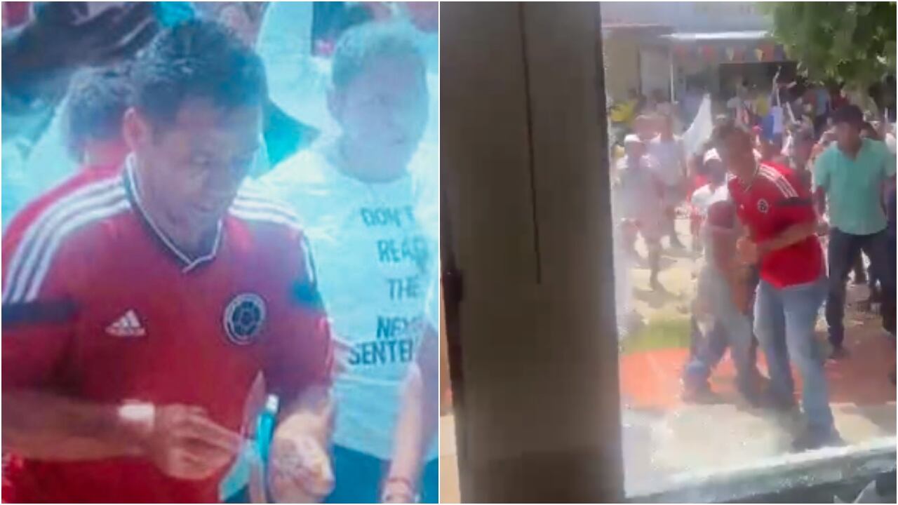 Toma violenta e incendio a la sede de la Registraduría Nacional en Gamarra, Cesar.