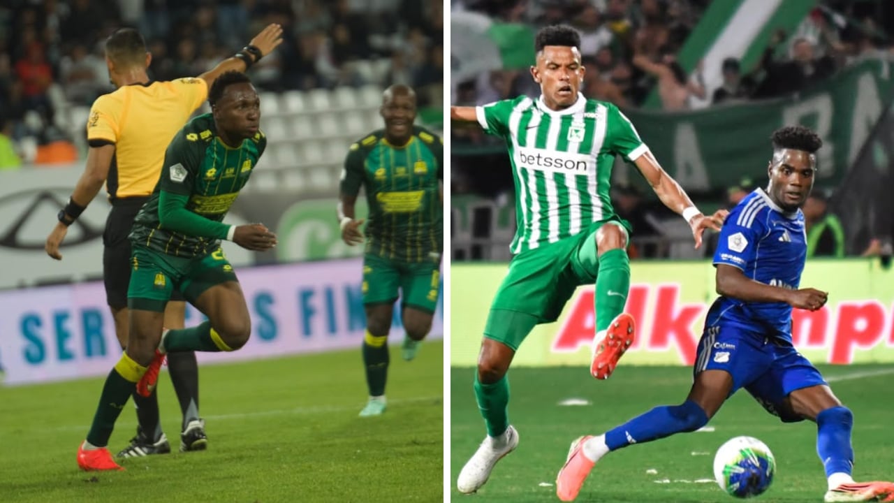La victoria del Bucaramanga (izq.) movió a Millonarios y Nacional (der.) en la tabla de posiciones.