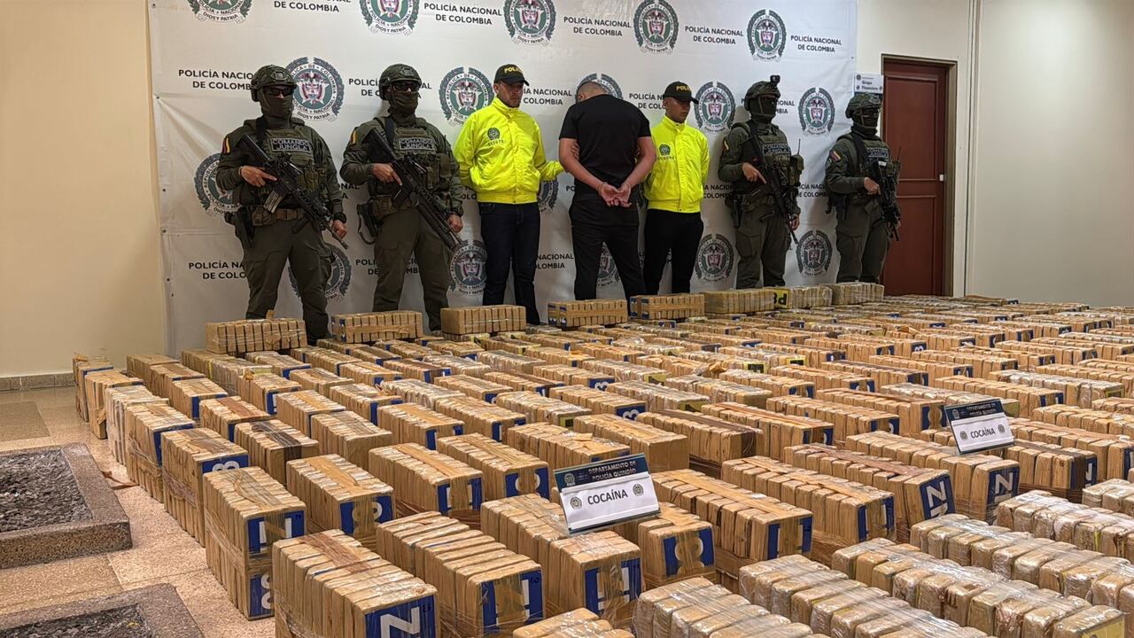 Cocaína decomisada en Armenia.