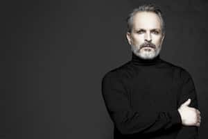 Miguel Bosé, cantante.