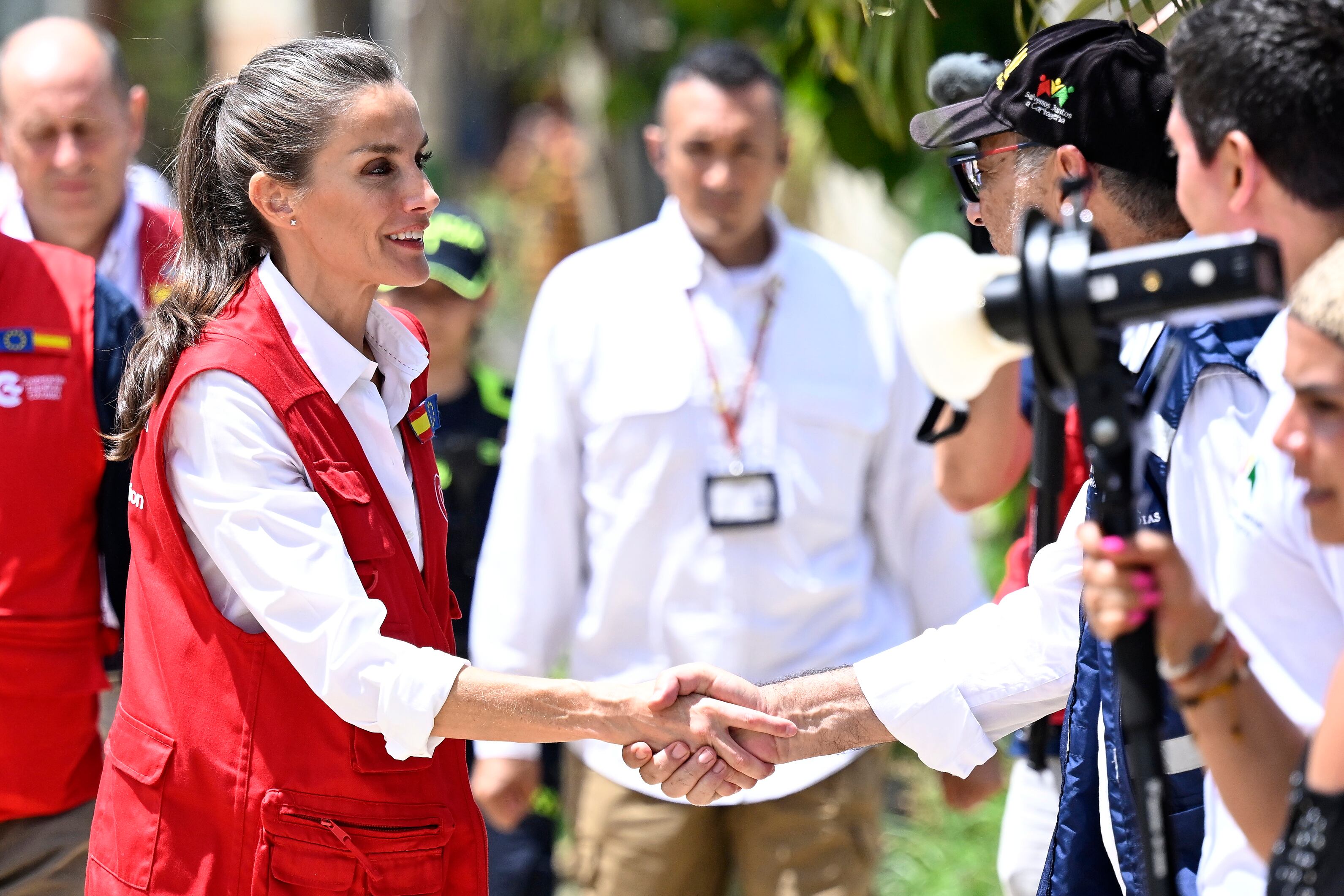 Day 1 - Queen Letizia Visit Colombia On Cooperation Trip