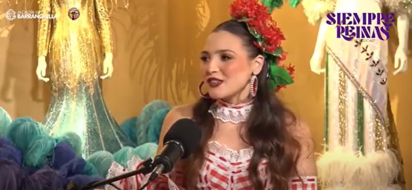 Michelle Char, la reina del Carnaval de Barranquilla 2026, confesó cómo empezó ese sueño.