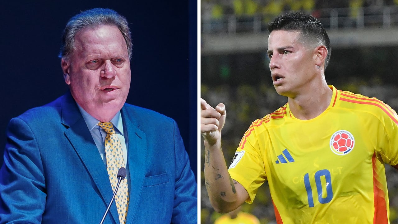 ¿Volverá a jugar James Rodríguez por eliminatorias? Ramón Jesurún se refirió al respecto.