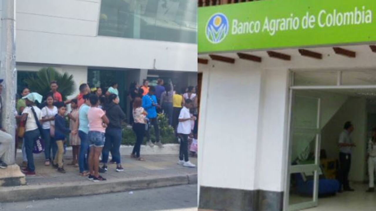 Banco Agrario se refirió a las largas filas para recibir el subsidio