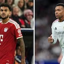 Luis Díaz (izq.) y Kylian Mbappé (der.) tuvieron acción en esta tercera fecha de la Champions League.