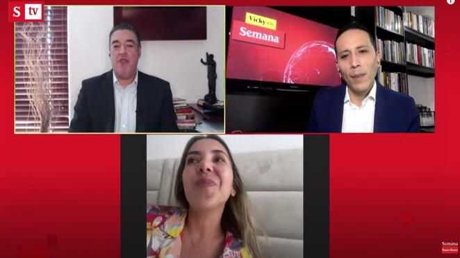 Dayana Jaimes, viuda de Martín Elías, en Vicky en SEMANA
