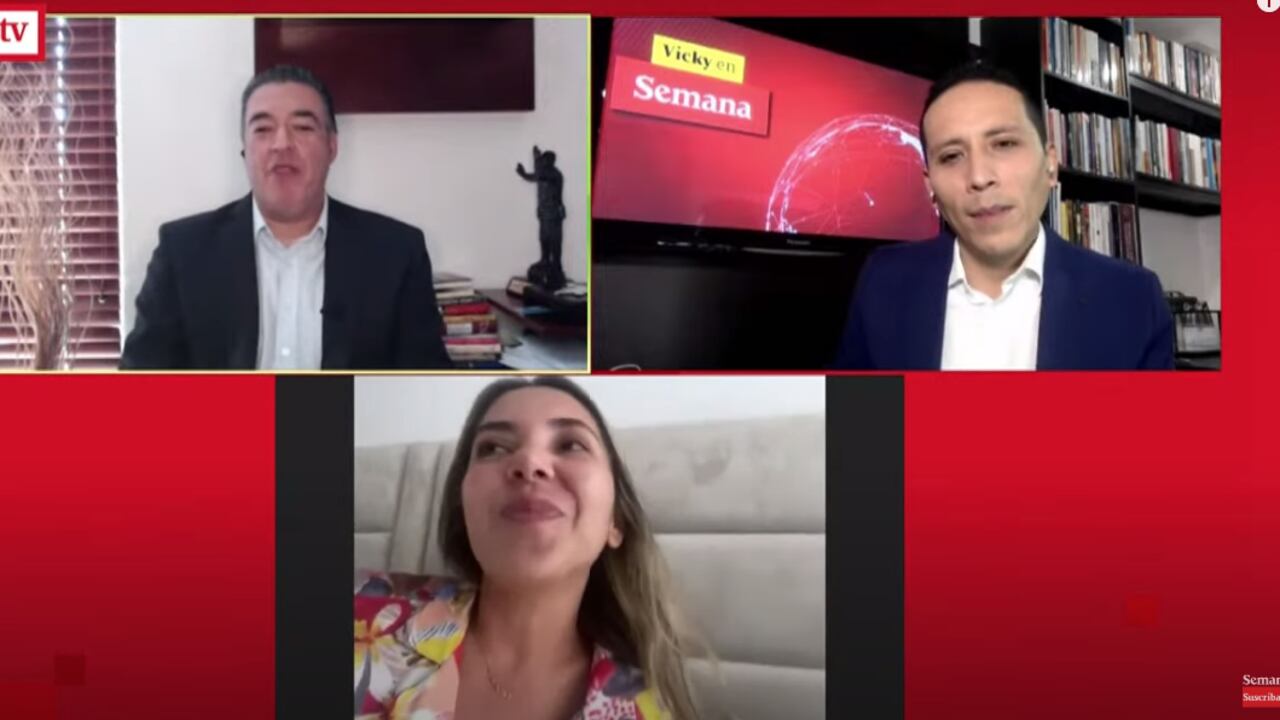 Dayana Jaimes, viuda de Martín Elías, en Vicky en SEMANA