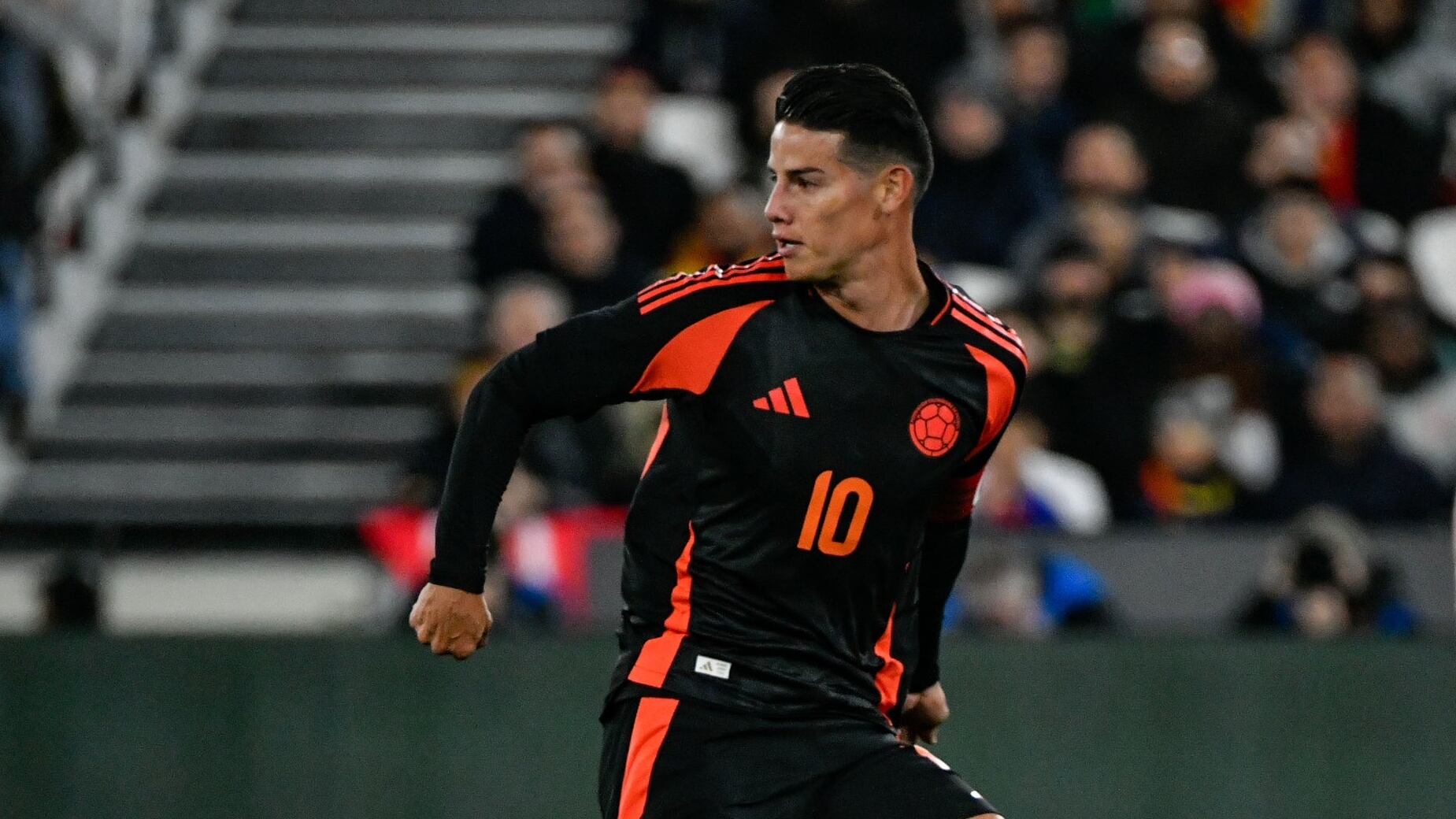 James Rodríguez en el triunfo de la Selección Colombia sobre España