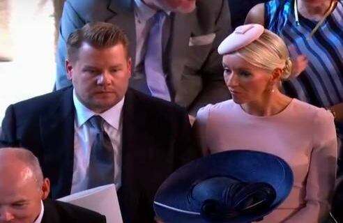 El actor y comediante británico, James Corden, asistió al evento acompañado de su esposa, Julia Carey. 