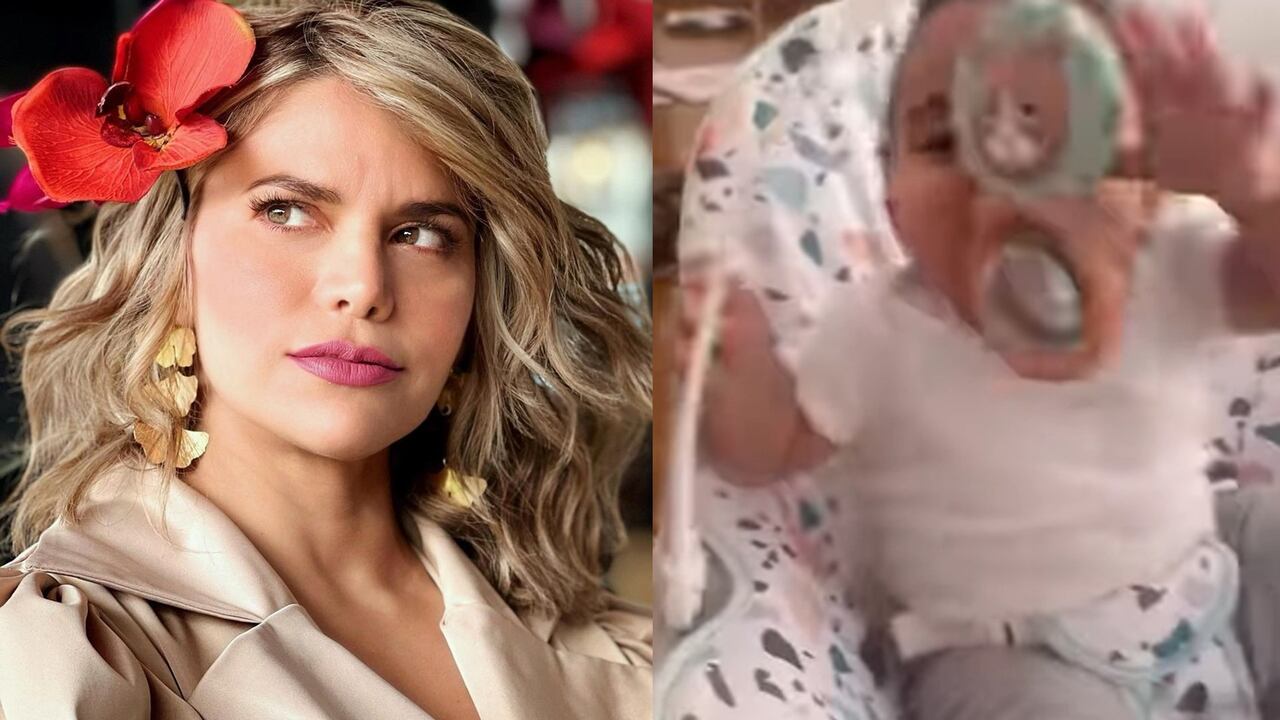 Las redes sociales se enternecieron con el 'swing' de una de las gemelas de la cantante.